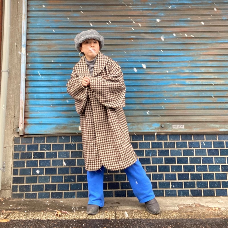 USED] vintage 千鳥格子 コート | garden730