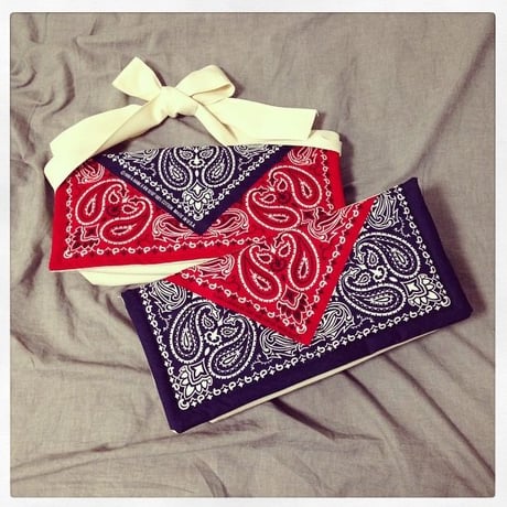 [NAFF] NEW BANDANA CLUCH 2tone