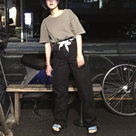 [USED]  02's GAP　リブボーダーTee