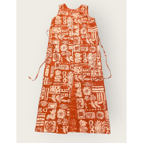 [USED] ノースリーブ　ロングワンピース🧡