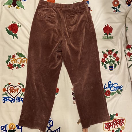 [USED] 太畝コーデュロイ PANTS 小豆色