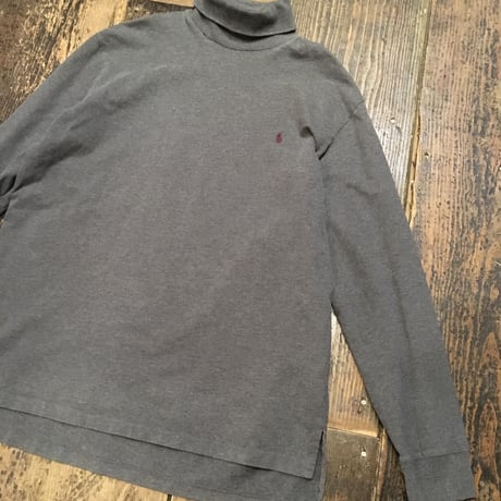 [USED] Ralph Lauren ハイネック ロンTee  L-size