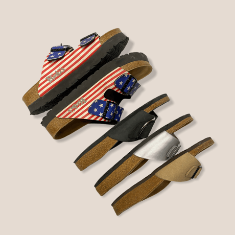 [USED] BIRKEN STOCK 厚底 "星条旗 ARIZONA"
