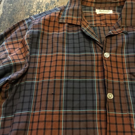 [USED] vintageチェックシャツ