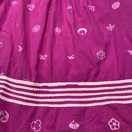 [USED] 70‘s 和柄ロングワンピース 💜