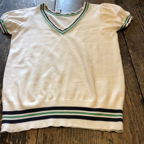 [USED] パフスリーブ♡チルデンニット