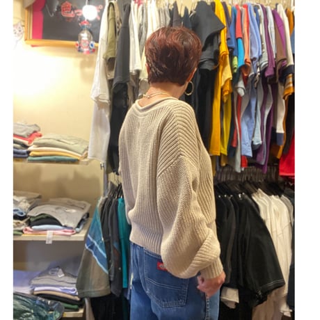[USED]GAP cottonショート丈ニット