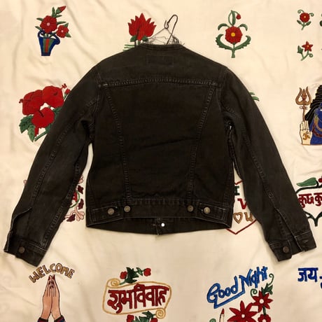 [USED]  Good Size! Levi's BLACK DENIM JKT