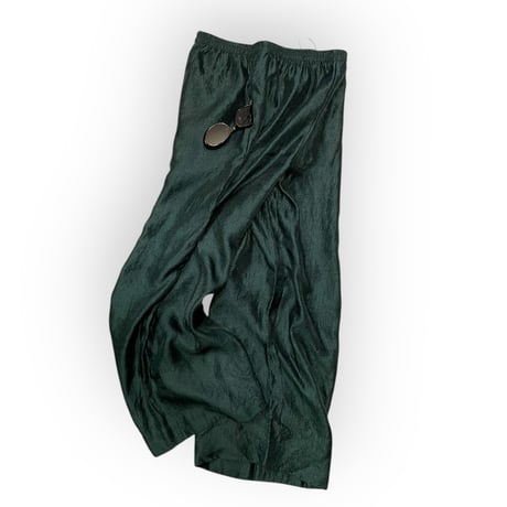 [USED] Green 光沢 イージー pants