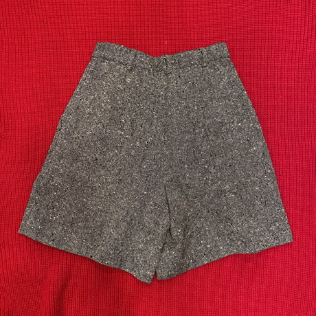 [USED] TWEED WOOL SHORTS！
