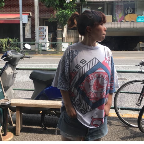 [USED]全面プリント‼︎REDSOX  vintageTシャツ
