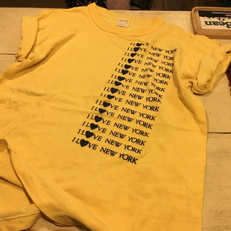 [USED] vintage COTTON 「 I L♡VE NEWYORK」 Tee