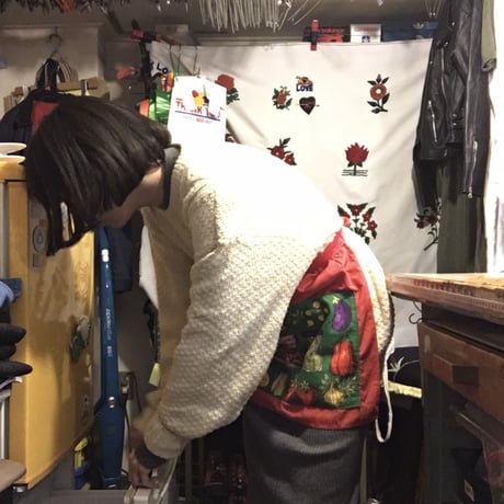 [USED] VINTAGE！SCHASCHLIKバーベキューエプロン