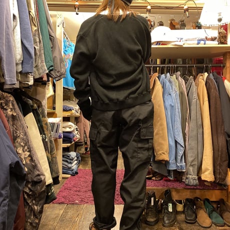 [USED] シンプルBLACK ニットカーディガン