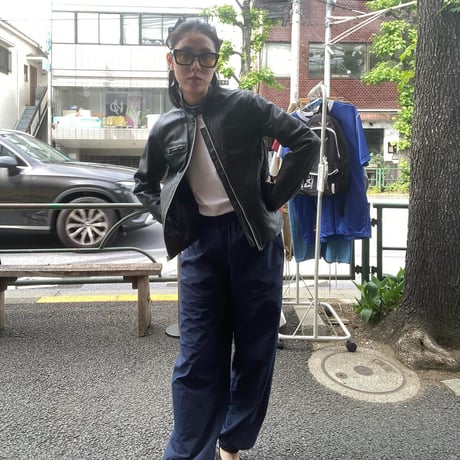[USED] REAL LEATHER シングルライダース JKT!