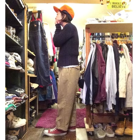 [USED] 耳付き コーデュロイ ハンティングCAP