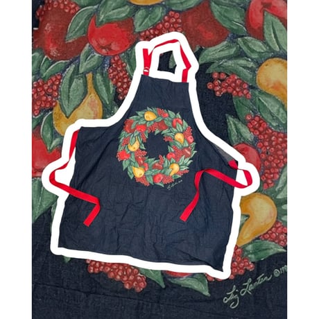 [USED]VINTAGE fruit apron