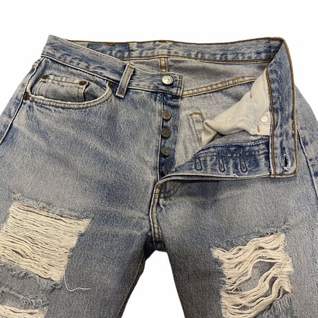 [USED] EURO Levi's 501 ダメージDENIM