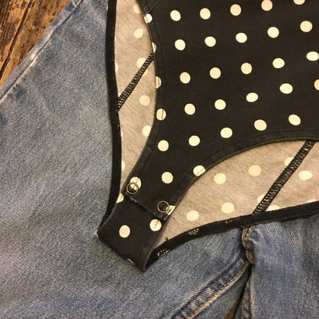 [USED] DOT柄ボディースーツ