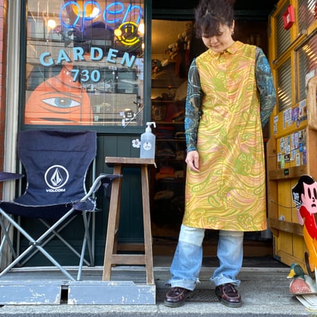 [USED] サイケデリック柄ワンピース