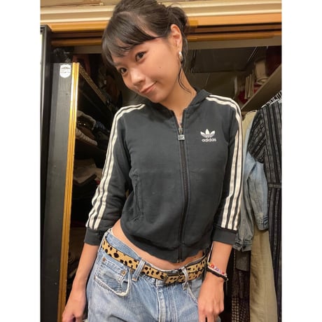 [USED]"adidas" ネイビーminiパーカー