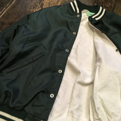 [USED] made in U.S.A. 深緑色のスタジャン