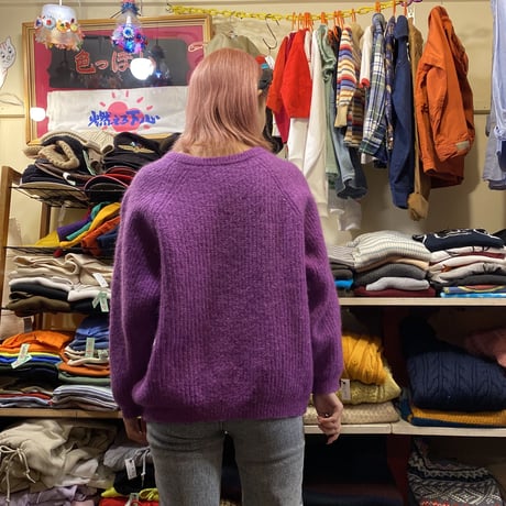 [USED] PINK MOHAIR KNIT💗