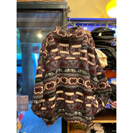 [USED] 柄フリース P/O JKT