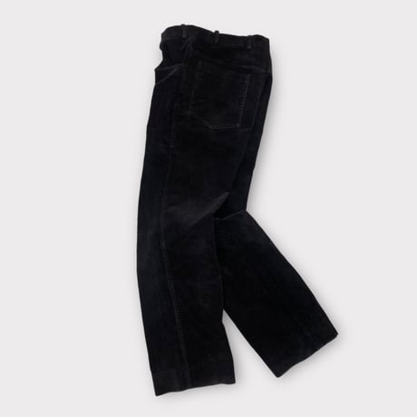[USED] BLACK 太畝コーデュロイPANTS
