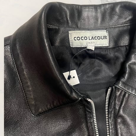 [USED] ラムLEATHER zipper JKT