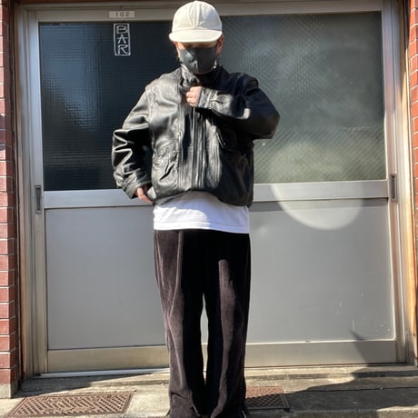 [USED] 2WAY ブラックレザーJKT