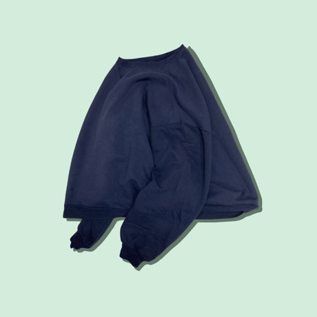 [USED]  90's JERZEES PREMIUM FIT NAVY SWEAT