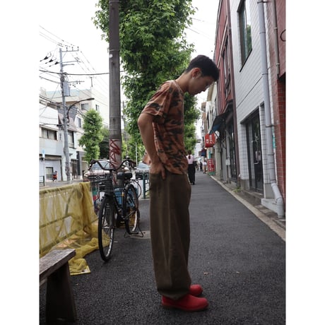 [USED] WIDE KHAKI PANTS  size:33×31
