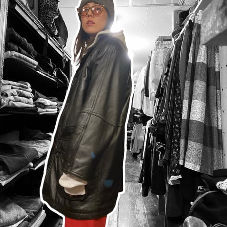 [USED] REAL LEATHER JKT