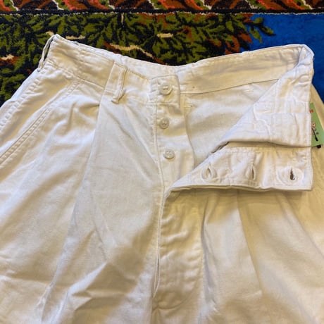 [USED] vintage US NAVY  remake Cotton PANTS