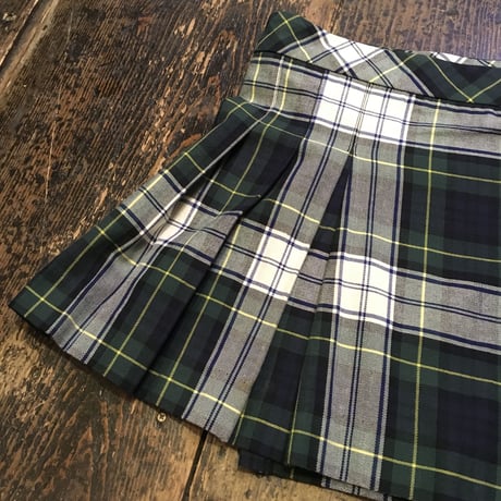 [USED] タータンチェックの巻きmini スカート