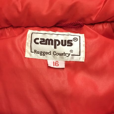 [USED] vintage CAMPUS ちび丈ダウンVEST