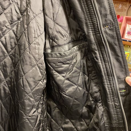 [USED] レザー CAR COAT