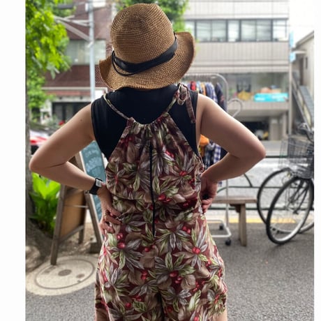 [USED] コーヒー豆 ショート丈サロペット