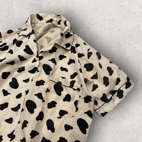 [USED] うし柄 パジャマ シャツ