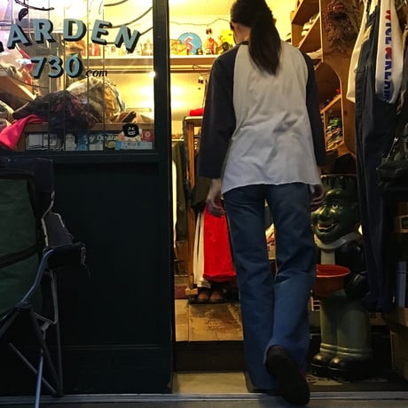 [USED]  70's ハイウエスト フレア DENIM