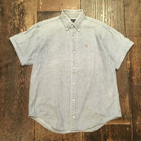 [USED] Ralph Lauren デニム半袖シャツ