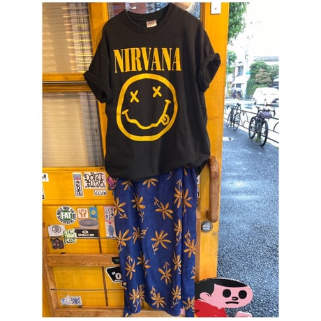 [USED] 花柄レーヨンワンピース