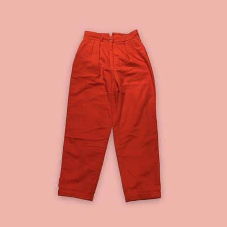 [USED] VINTAGE TUCK PANTS🍅あか