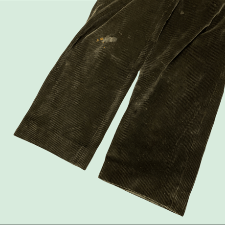 [USED] 太畝コーデュロイ🫒オリーブ PANTS