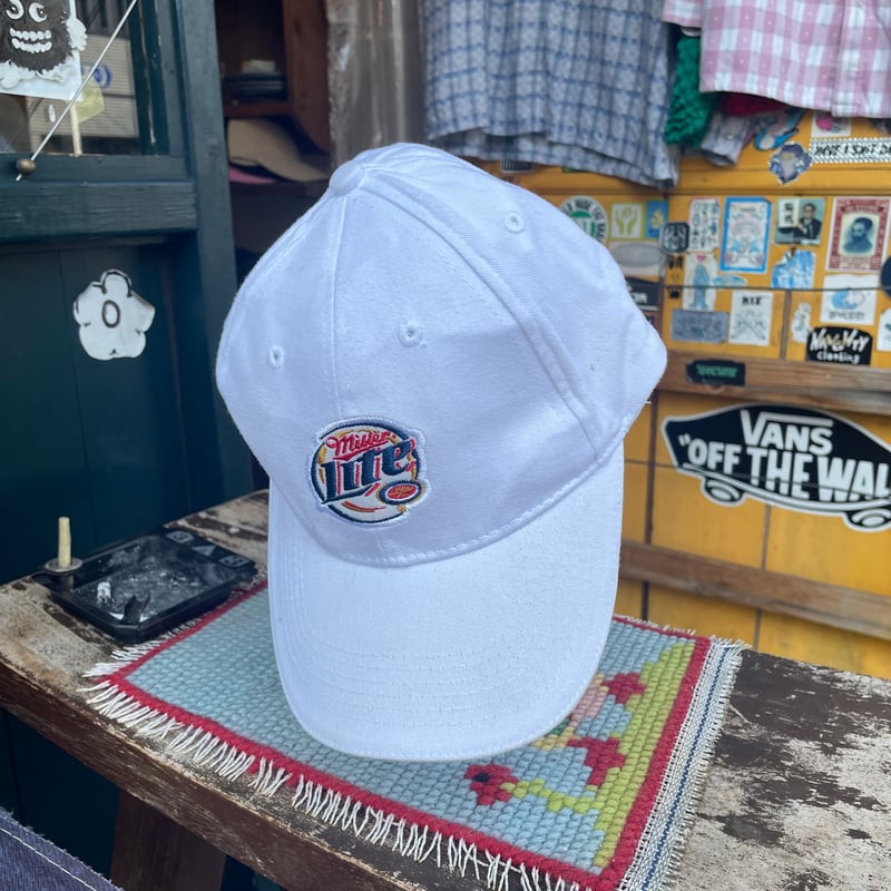 希少 USA製 ビンテージ Lite beer ライト ビアー キャップ miller Lite BEER キャップ VINTAGE 企業 Miller Lite Beer Hat
