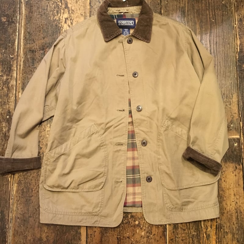 LANDS' END ハーフコート USED] 90'S LANDSEND ハンティングコート | garden730