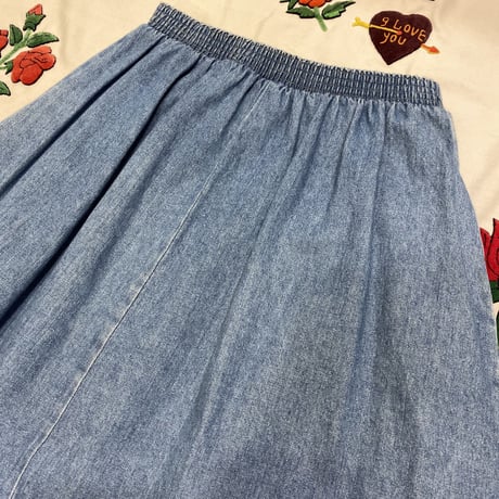 [USED] フロントボタンデニムSKIRT♡