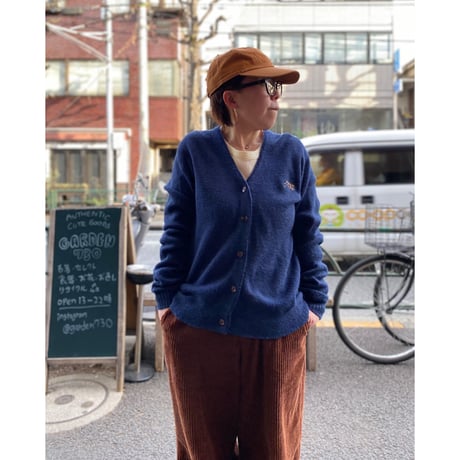 [USED] made in U.S.A. アクリルニットカーディガン♡