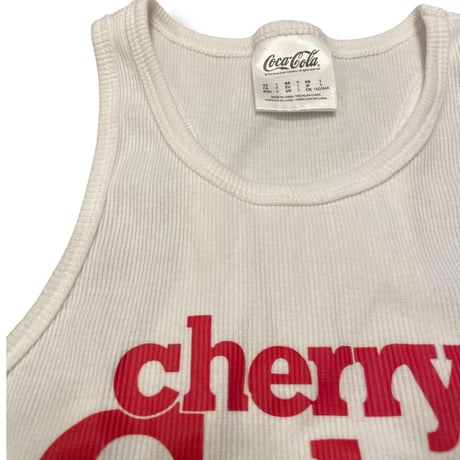 [USED] チェリーコーク🍒 リブ TANKTOP